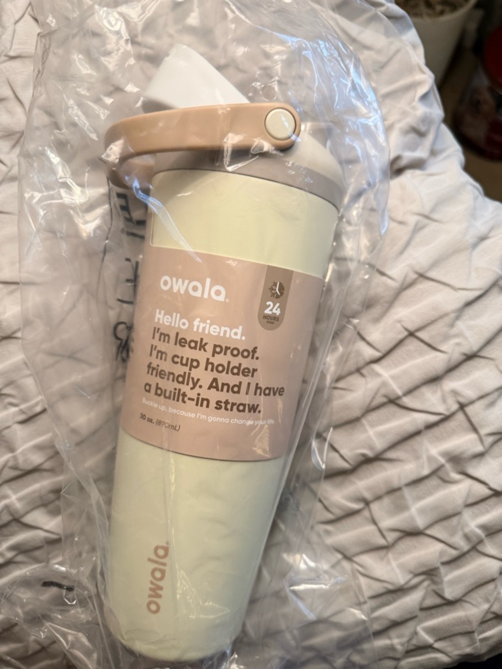 Owala Cream & Blush Travel Bottle - Picture 5 of 6